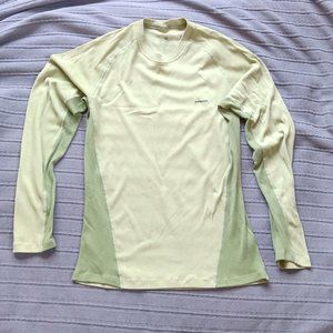 Green Patagonia Long Sleeve Shirt Men's S Performance Baselayer Capilene